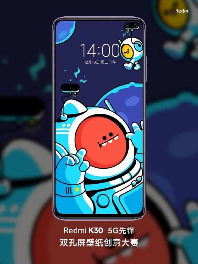 Redmi K30 To Sport 64MP + 8MP + 5MP + 2MP Quad-Camera