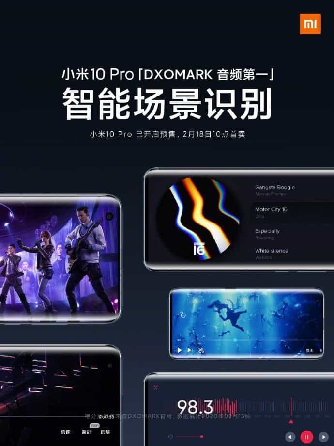 Xiaomi Mi 10 Series Supports 15-level Tuning And Smart Scene Recognition