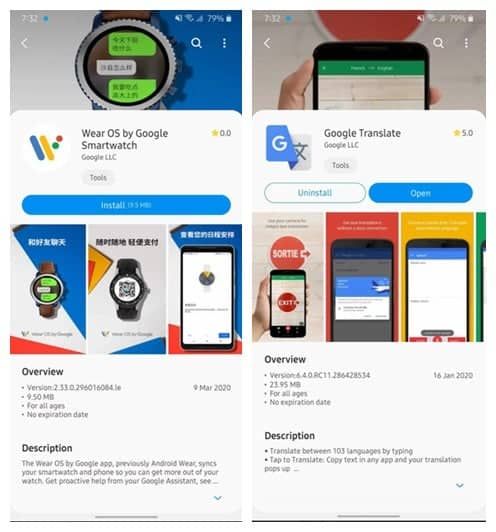 Google Apps now available on Samsung Galaxy Store