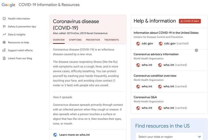Google New Coronavirus Screening Website Goes Live: Isn't Late?