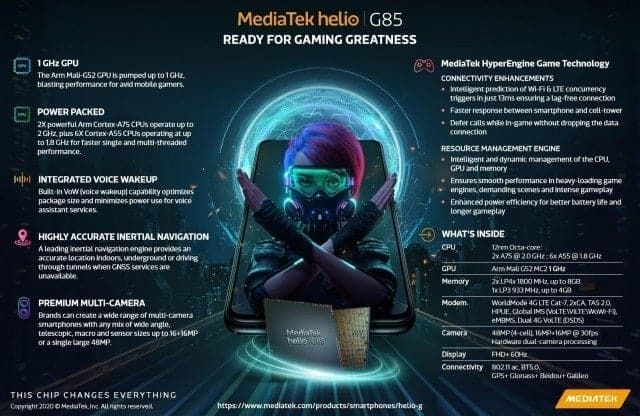 MediaTek Officially Announced Helio G85 Non-5G Chip
