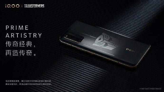iQOO 3 5G Transformers Limited Edition Price Announced, 3998 Yuan ($563)