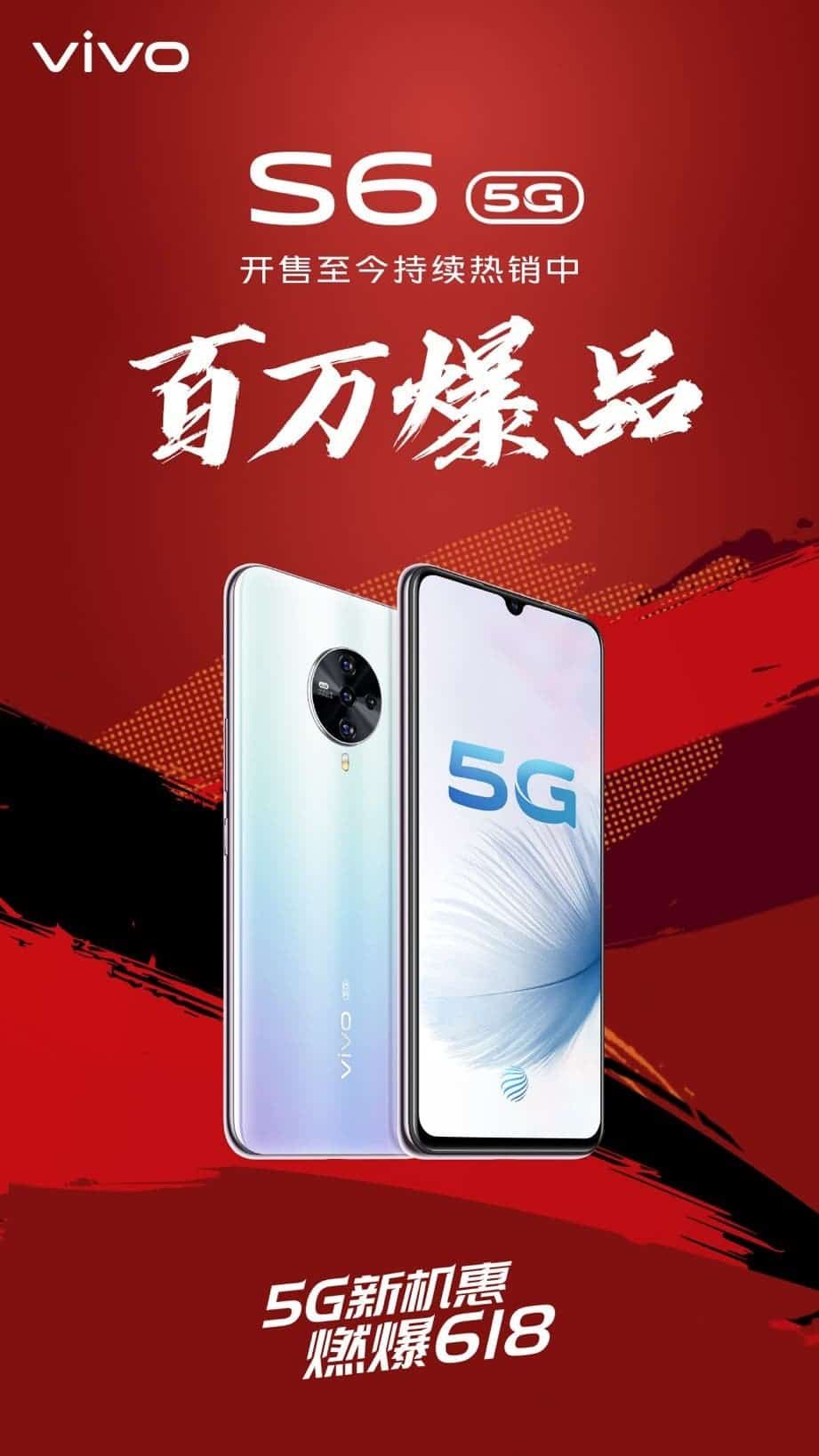 VIVO S6 Sold Over 1 Million Units In Two Months