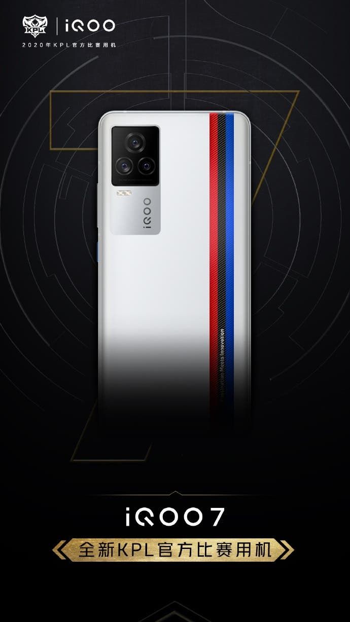iQOO 7 Rear Design Shown In An Official Poster
