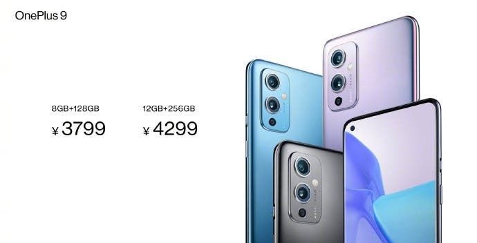 OnePlus 9 and 9 Pro are launched in China with ColorOS 11, 65W charger and lower prices