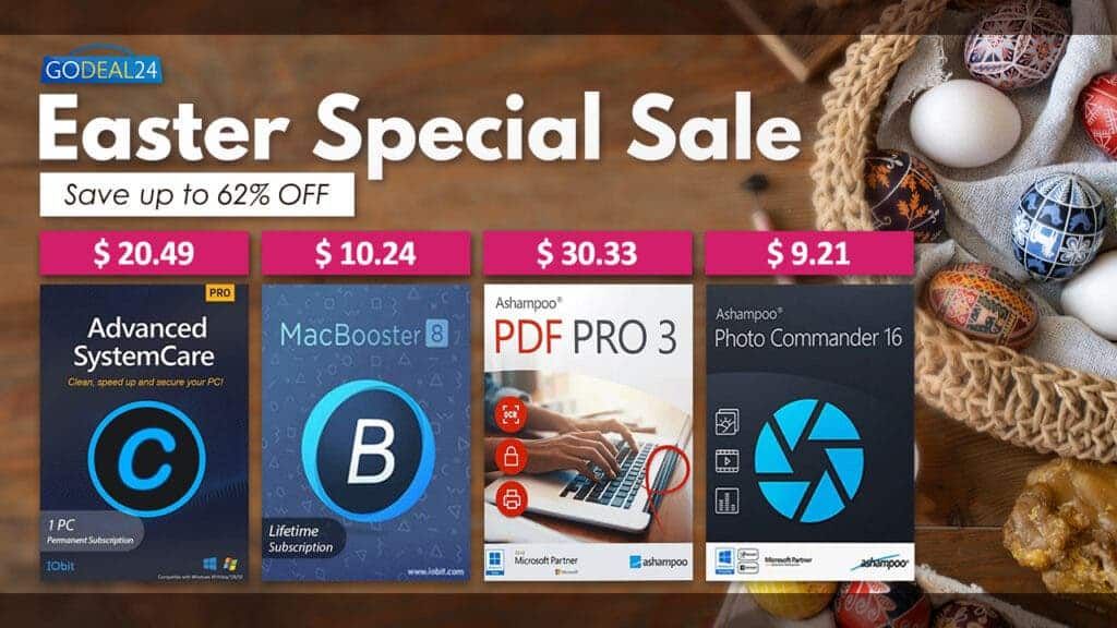Godeal24 Easter Sale, Windows and Office specials for a limited time!