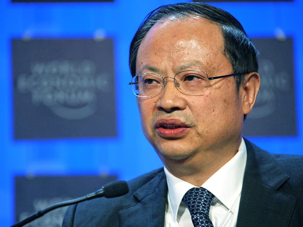 DAVOS/SWITZERLAND, 23JAN08 - Wang Jianzhou, Chairman and Chief Executive, China Mobile Communications Corporation, People's Republic of China, captured at the Opening Press Conference of the Annual Meeting 2008 of the World Economic Forum in Davos, Switzerland, January 23, 2008. Copyright by World Economic Forum swiss-image.ch/Photo by Remy Steinegger +++No resale, no archive+++
