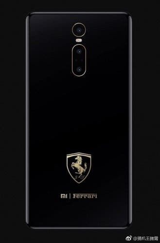 Xiaomi Mi MIX 3 Ferrari Edition Concept Rendering