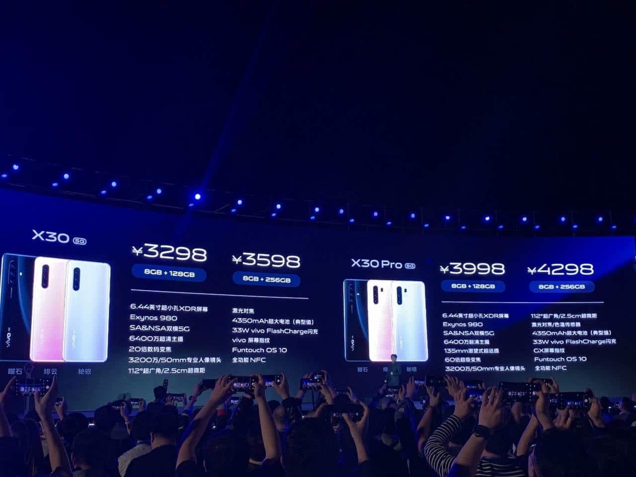 Vivo X30 Series Launched with Samsung Exynos 980 & 60X Zoom Camera