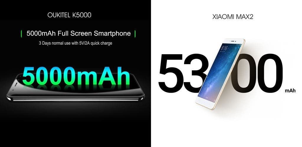 Would you prefer Oukitel K5000 over Xiaomi Max 2 for 11.11. ?