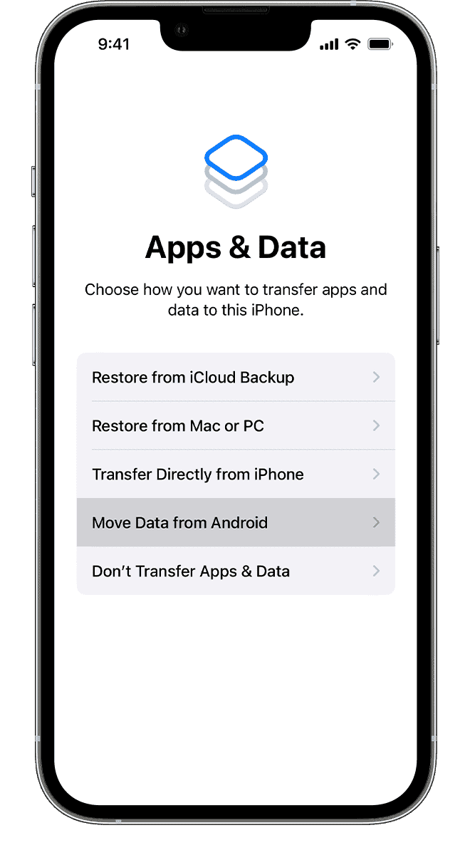 How to transfer everything from old Android phone to iPhone 14