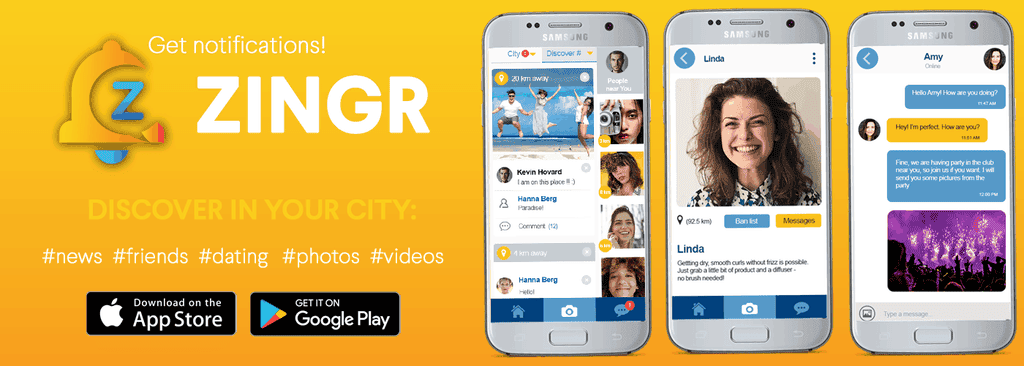 ZINGR – app to make friends and connect with strangers