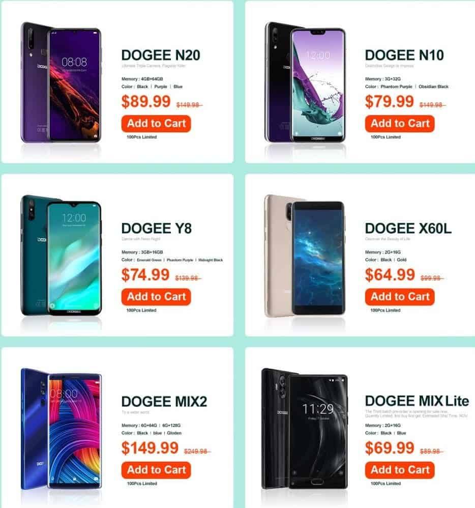 DOOGEE Spring clearance sale with up to 50% off