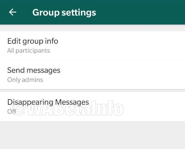 WhatsApp tests the self-destruction of messages