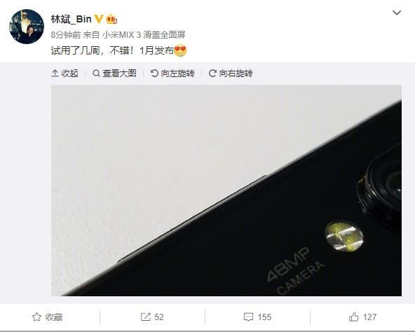 Xiaomi to unveil a phone with a 48MP camera in January 2019