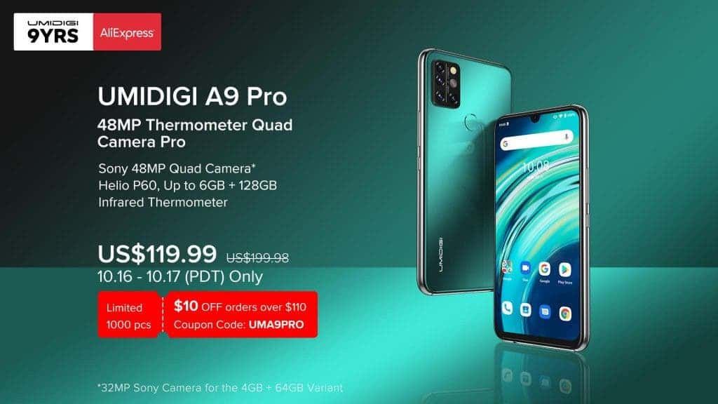 UMIDIGI 9th Anniversary Sale starting tomorrow
