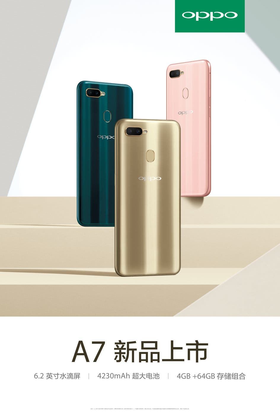 OPPO A7 Entry-Level Smartphone Went on Sale