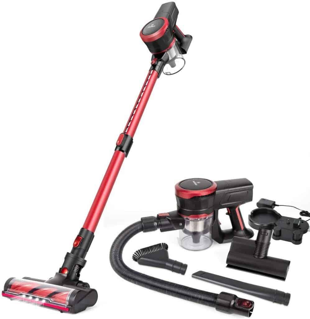 MOOSOO K17 cordless vacuum discounted in Walmart