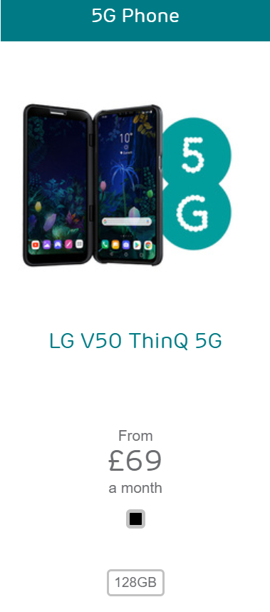 Four 5G smartphones now available in the UK via EE