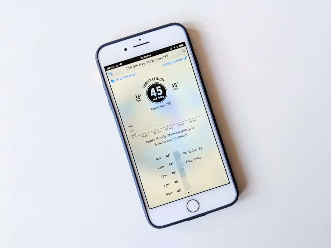 Dark Sky: the weather app will disappear from Android because of Apple