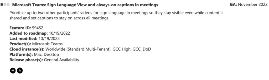 Microsoft Teams will add sign language view and always-on subtitles