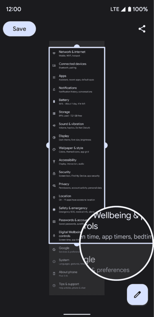 Android 12 beta 3 is out - adds long image screenshot to native Android for the first time