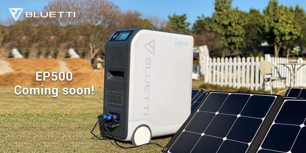 BLUETTI EP500 released: giant 5100 watt hour solar battery