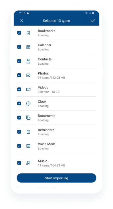 How to copy data to Android phones from iCloud or iPhone without PC