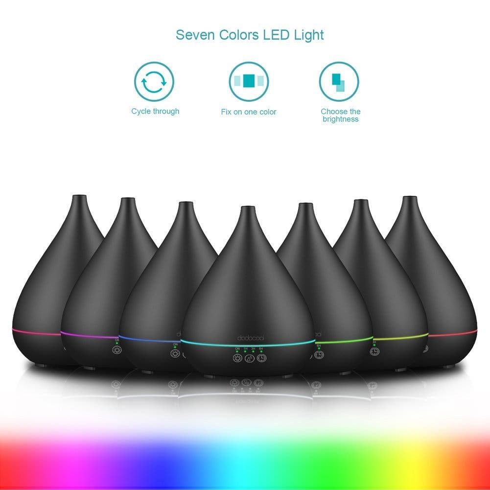 dodocool DA155 400ml Air Humidifier with 7 Colors LED on Sale