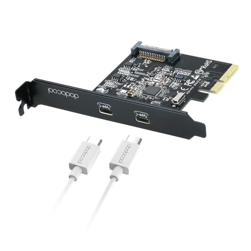 Dodocool DC26 PCI-Express Card to USB 3.1 Type-C port now on Sale