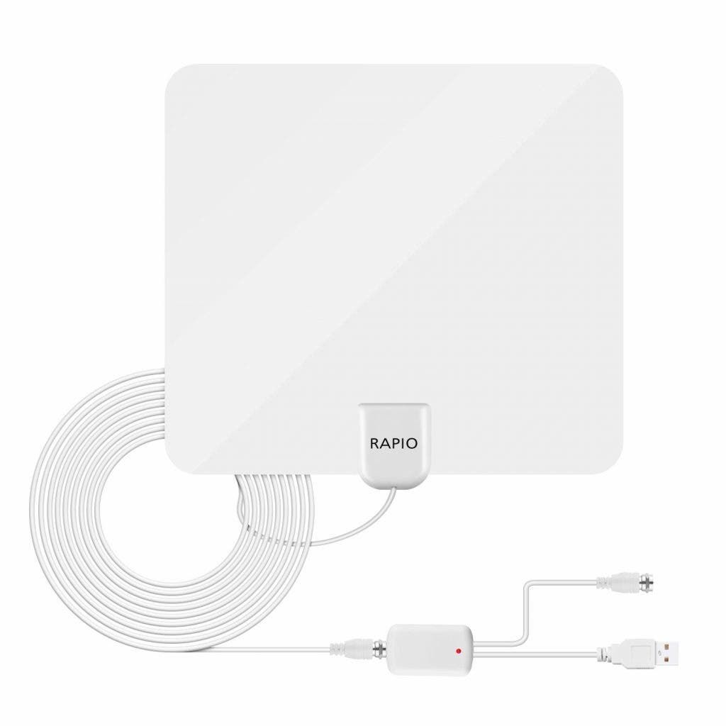 Get the cheap RAPIO digital indoor HDTV antenna from Amazon
