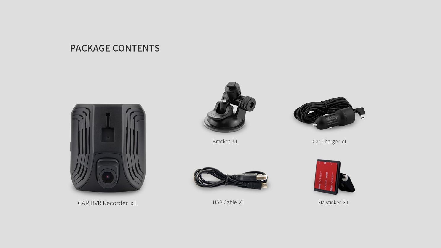 The Azdome DAB211 records distortion free dash cam footage