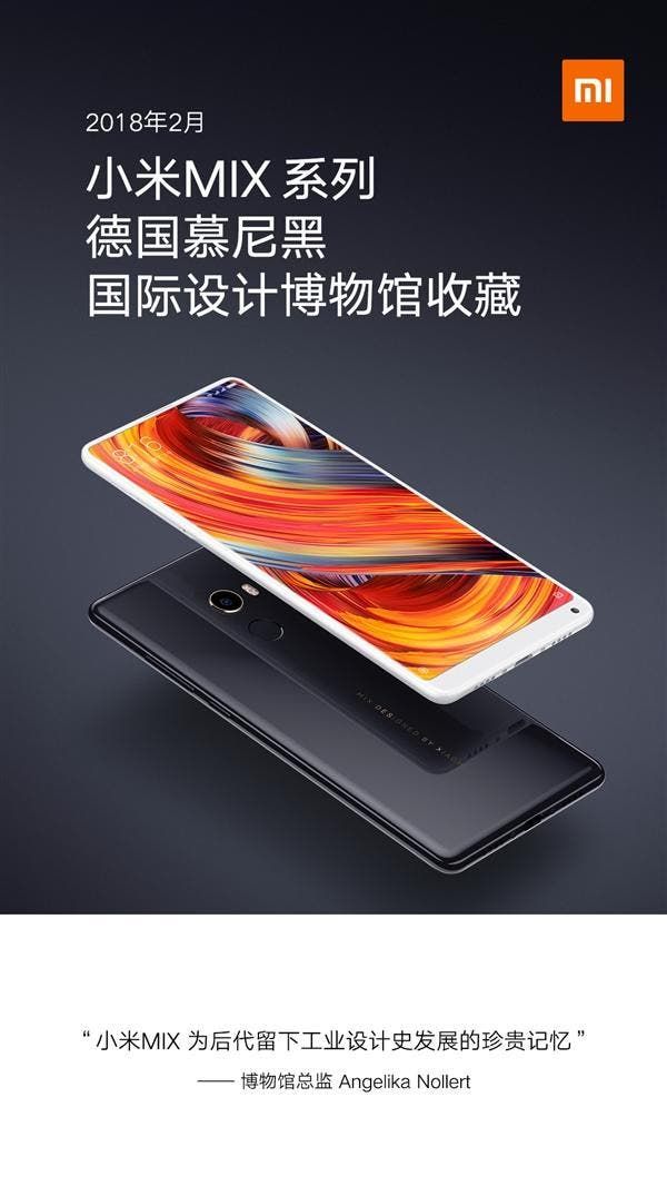 Design Museum of Munich Included Xiaomi Mi MIX In Its Collection