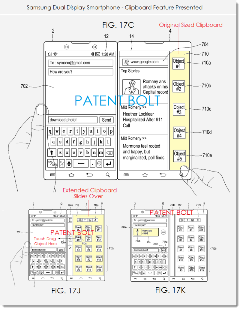 Samsung patents a dual-screen smartphone like the Surface Duo