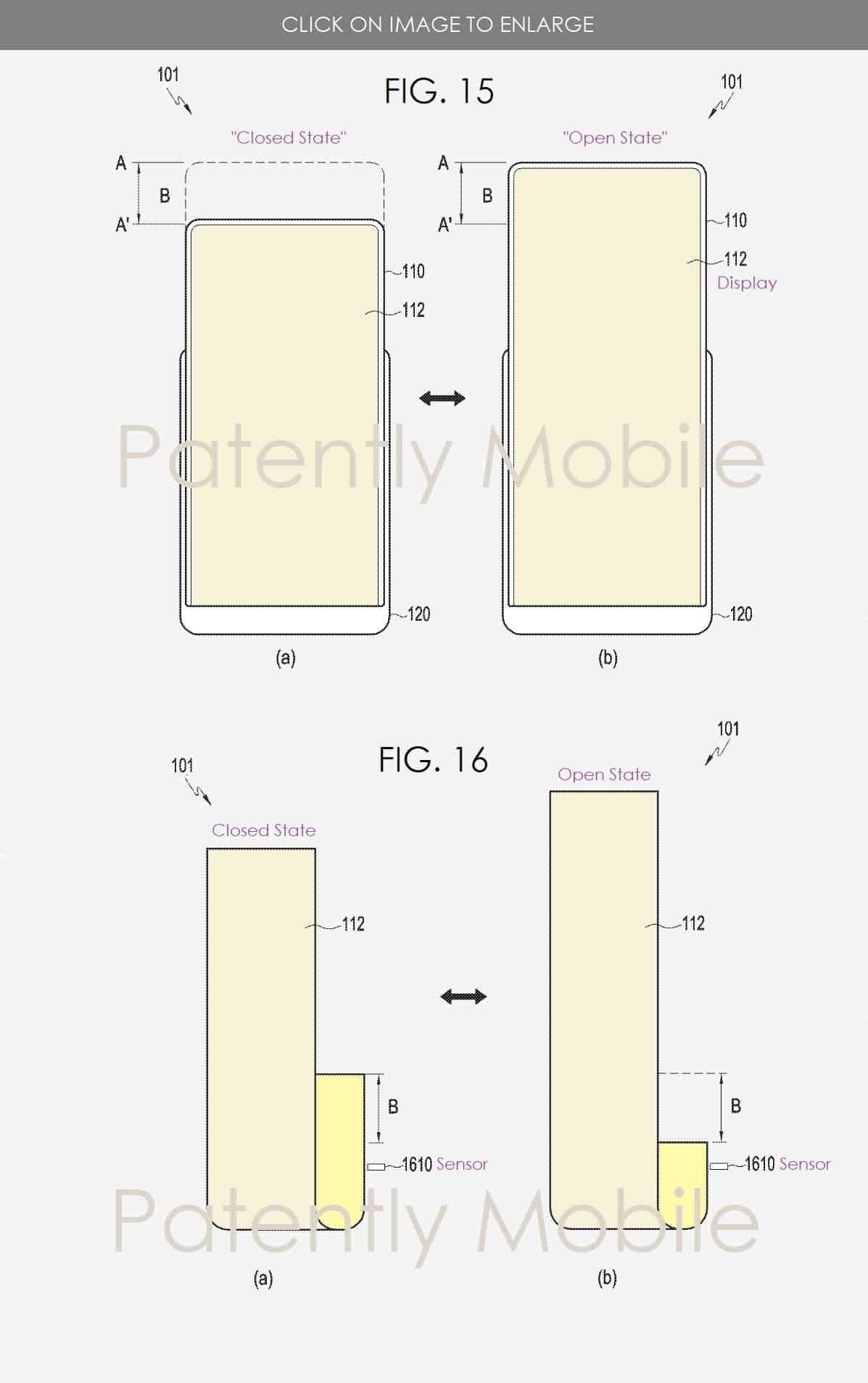 Samsung also thinks about an expandable smartphone