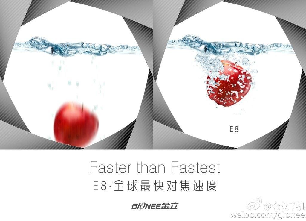 Gionee Elife E8 super fast PDAF autofocus and loss less zoom confirmed