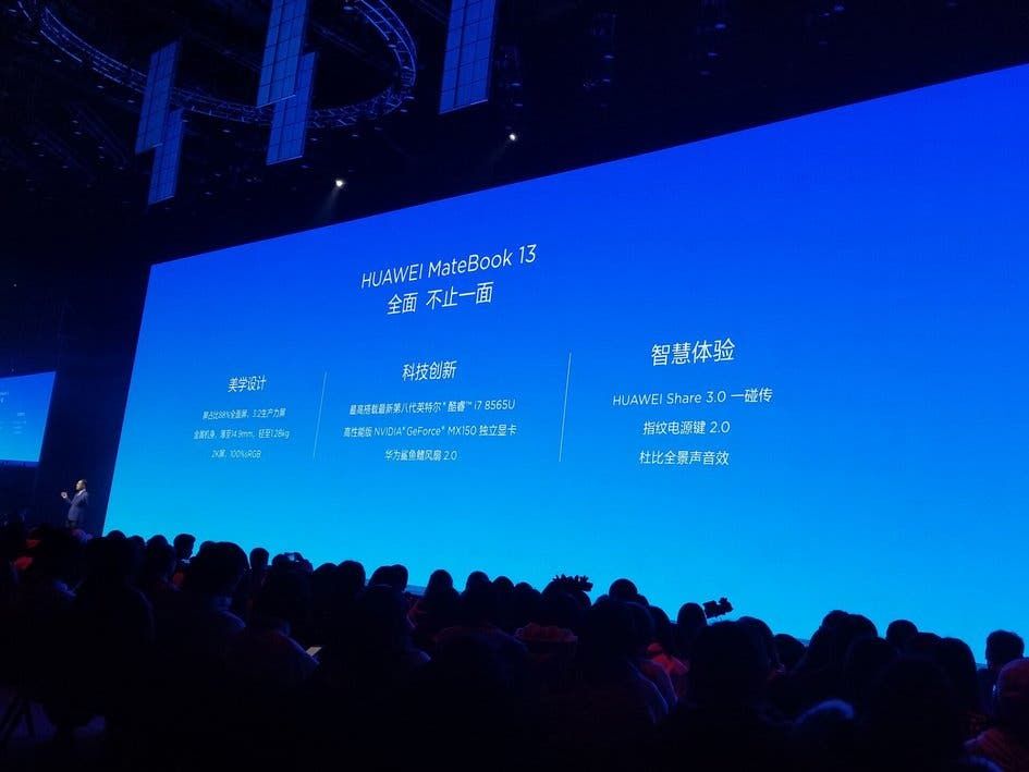 Huawei MateBook 13 Officially Unleashed, Starting at 4999 Yuan ($725)