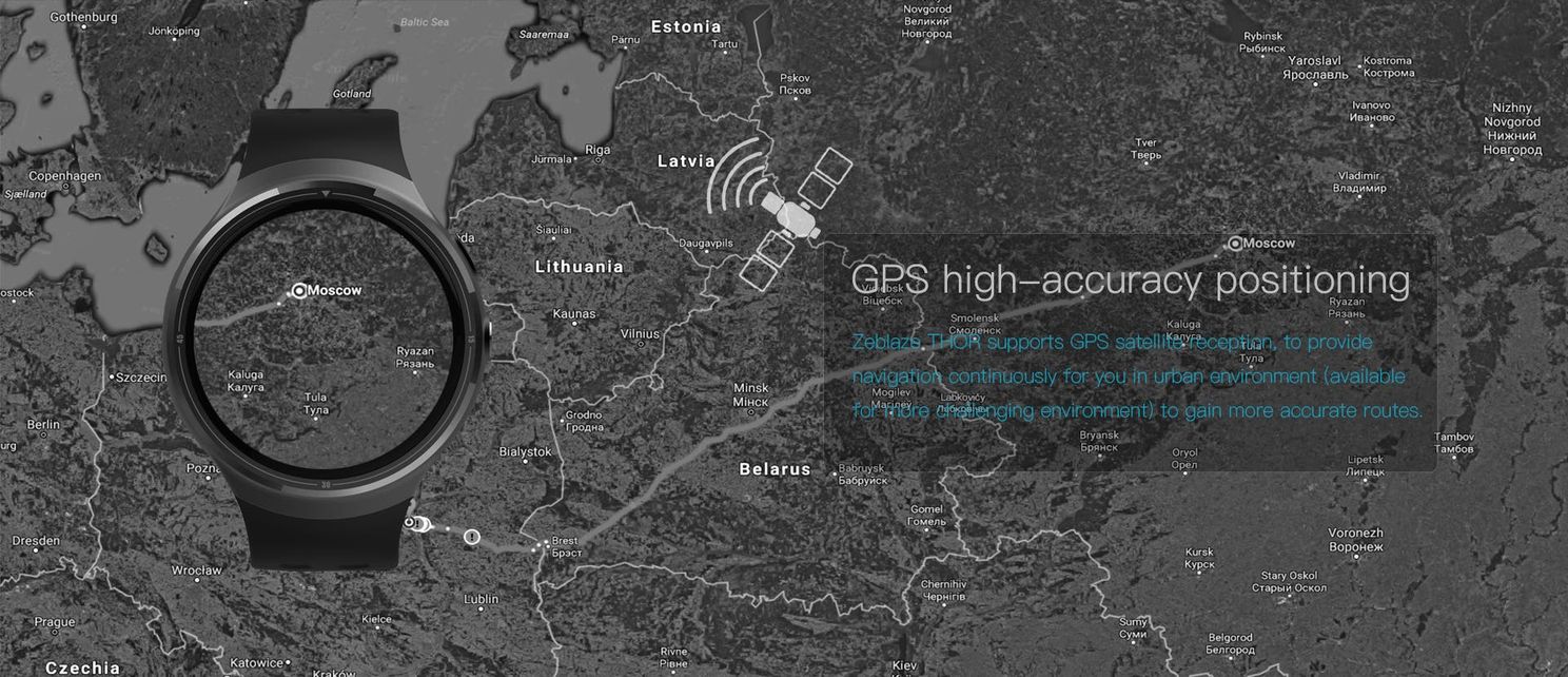 The Zeblaze THOR will be highly customizable and feature GPS positioning