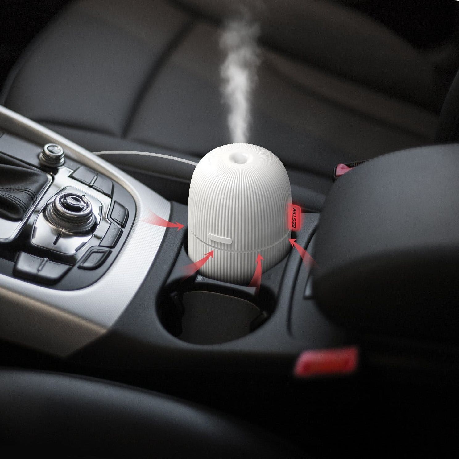 Bestek USB Car Aromatherapy Essential Oil Diffuser Only $20.99 with Coupon