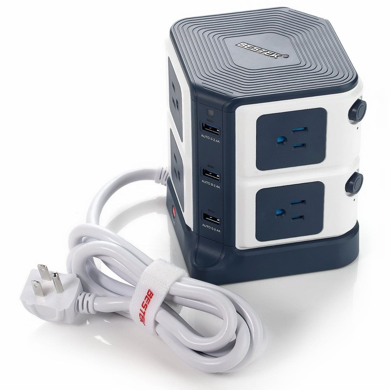 BESTEK Power Strip Surge Protector 8-Outlet on sale at Amazon
