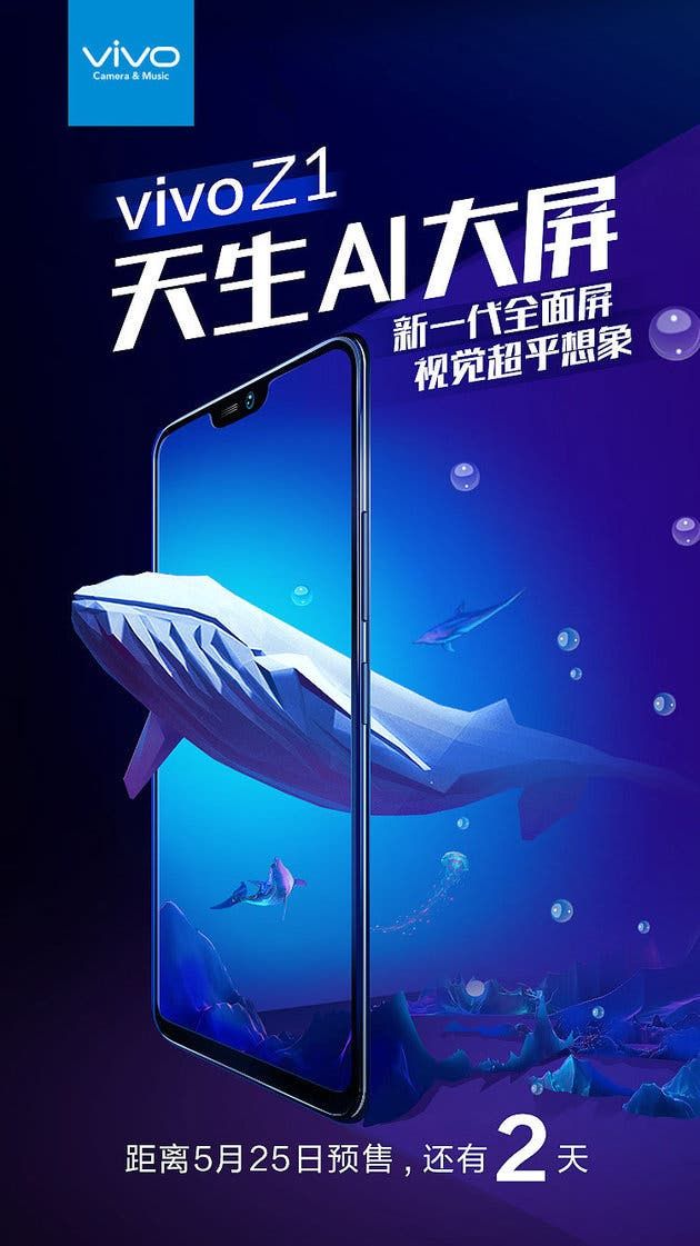 VIVO Z1 With Snapdragon 660 AIE To Go On Pre-Sale Tomorrow
