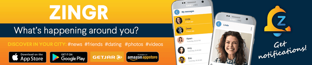 Social app ZINGR is now available on Amazon and GetJar