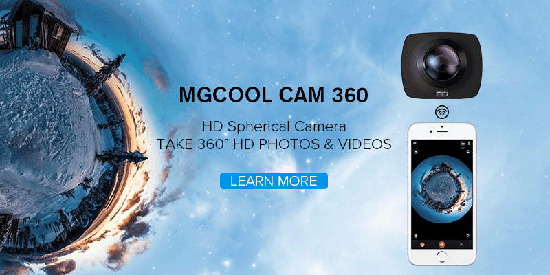 First underwater panoramic 360 video on camera MGCOOL's Cam 360