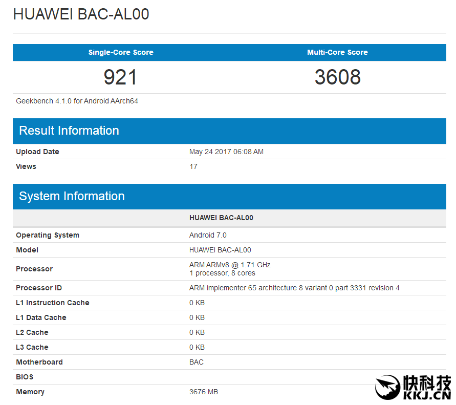 Huawei Nova 2 GeekBench Score Appears Online