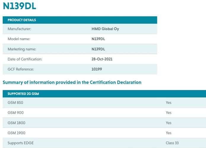 Nokia N139DL With KaiOS Passed GCF Certification: Comes To Europe Soon