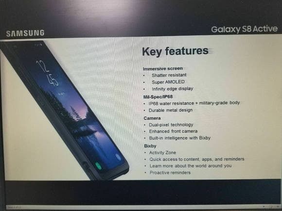 Samsung Galaxy S8 Active Full Specifications Leaked