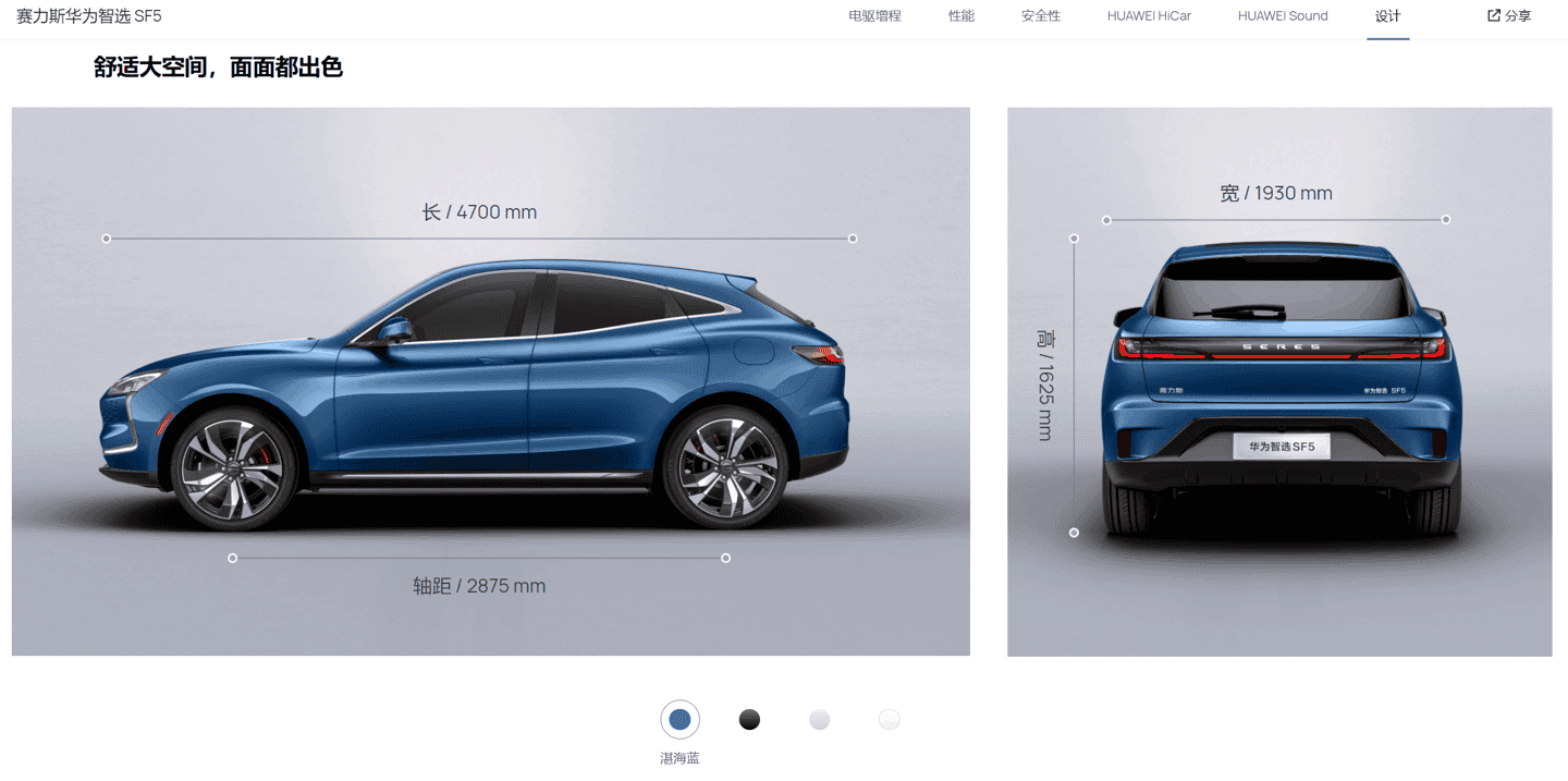 Huawei and Cyrus Announced The First Jointly-Made Electric Car