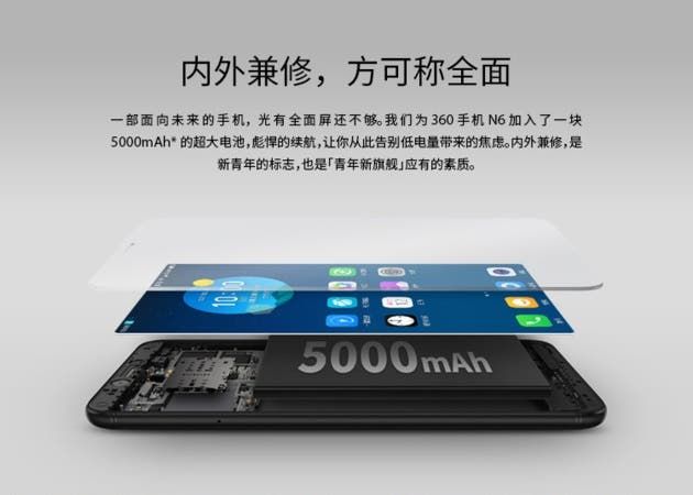 360 N6 Flint Black Announced: Full-Screen Experience for 1399 Yuan
