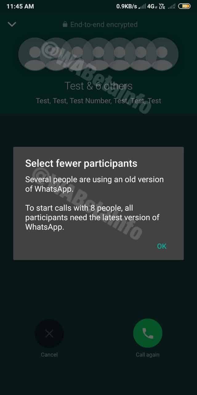 WhatsApp increases the limit of users in video calls: you can now try it