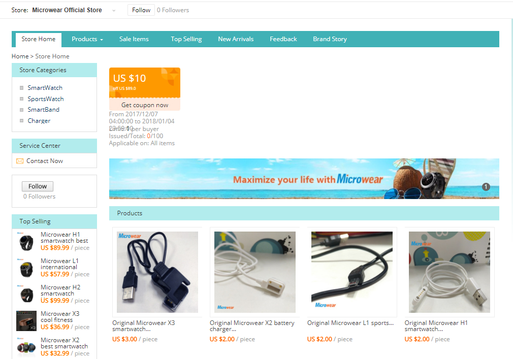 Microwear's Official AliExpress Store Opens Up